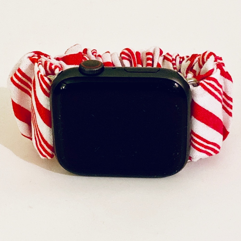 Apple Watch scrunchie band CANDY CANE